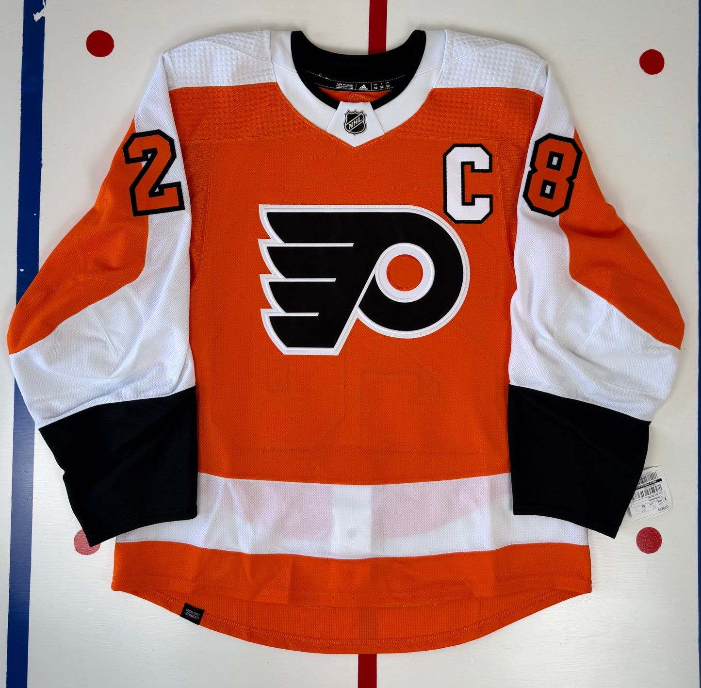 Philadelphia Flyers Claude Giroux 2021-2022 NHL Hockey Jersey (52/Large)