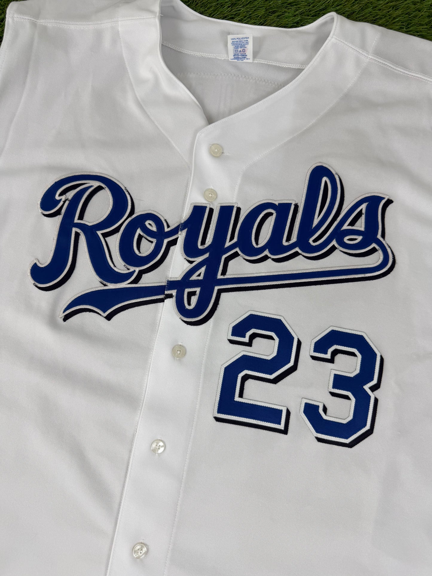 Kansas City Royals Zack Greinke 2004 Home Alternate Vest MLB Baseball Jersey (56/XXXL)