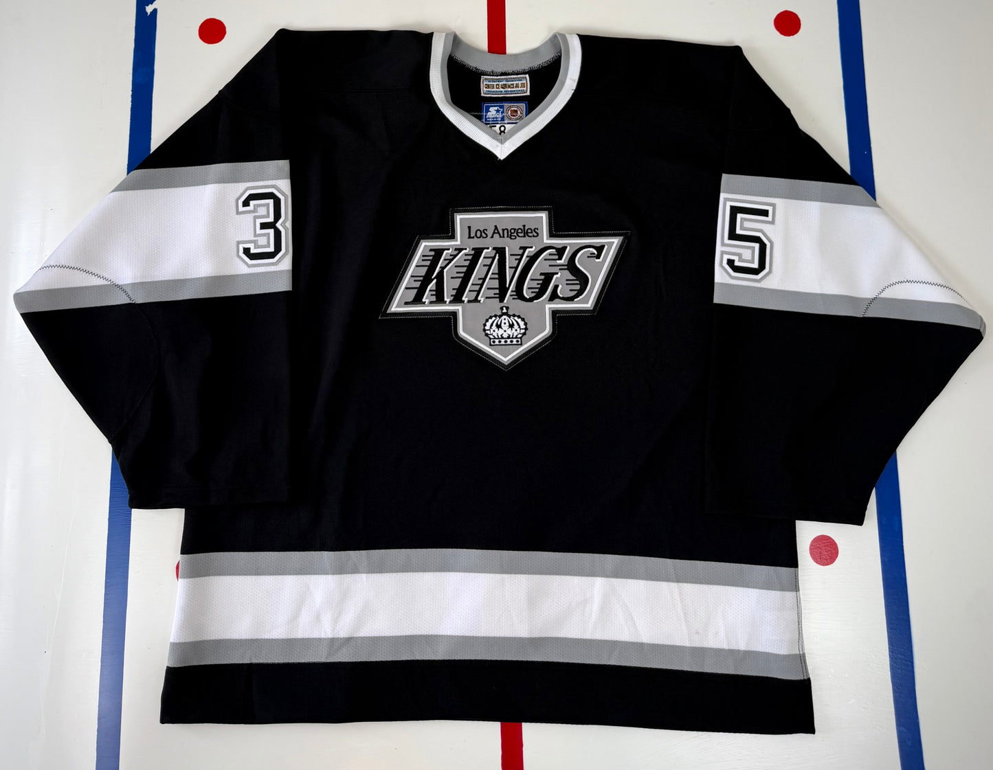 Los Angeles Kings Stéphane Fiset 1997-1998 NHL Hockey Jersey (58/XXXL)