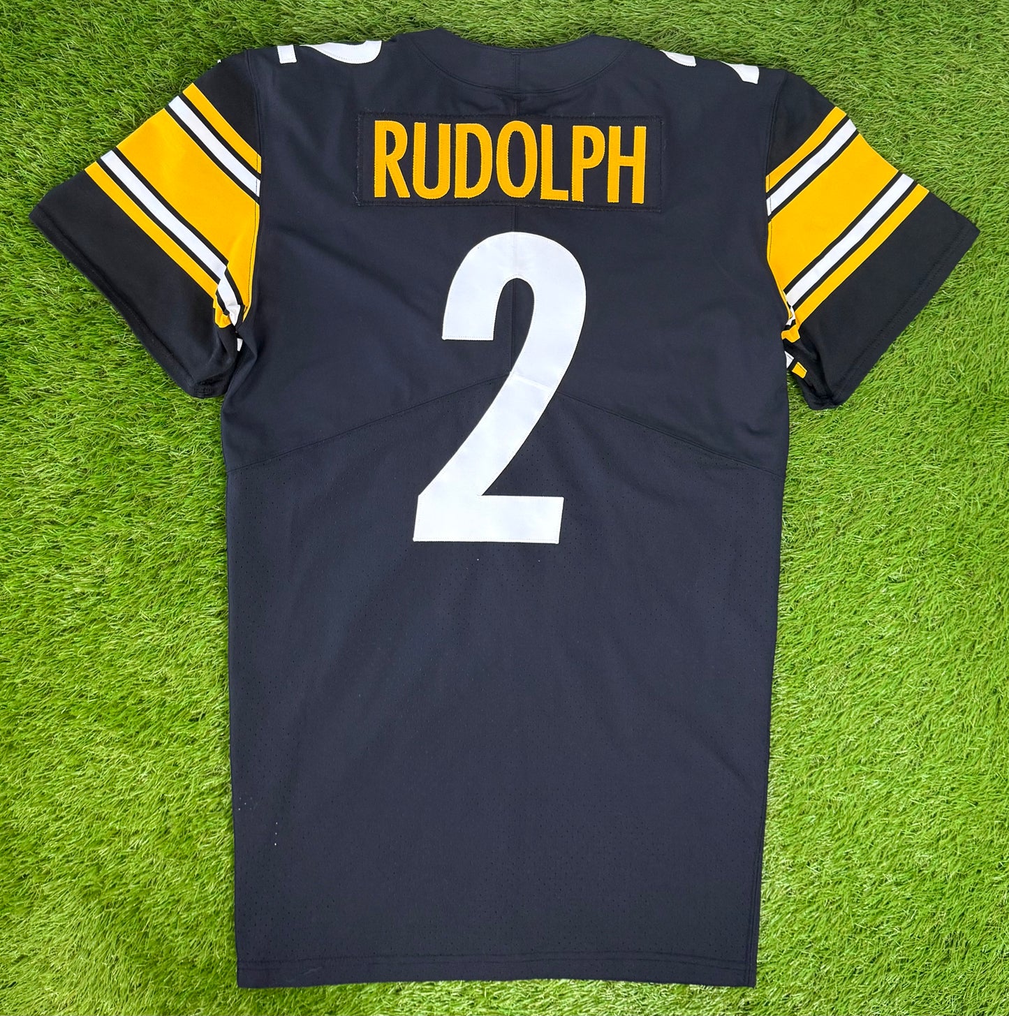 Pittsburgh Steelers 2021 Mason Rudolph Game Issued NFL Football Jersey (44/Large)