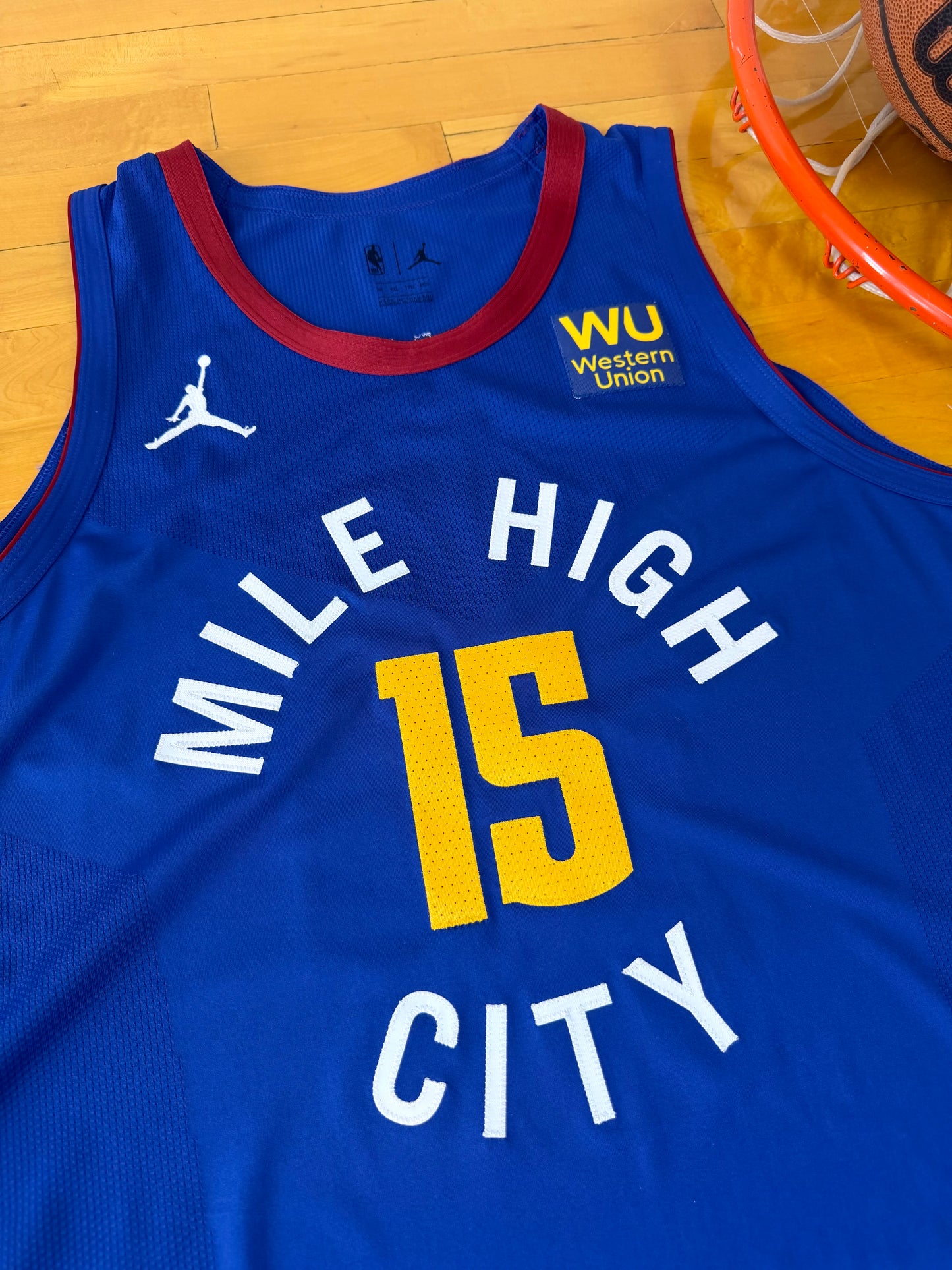 Denver Nuggets Nikola Jokic 2018-2020 Team Issued NBA Basketball Jersey (56/XXL)