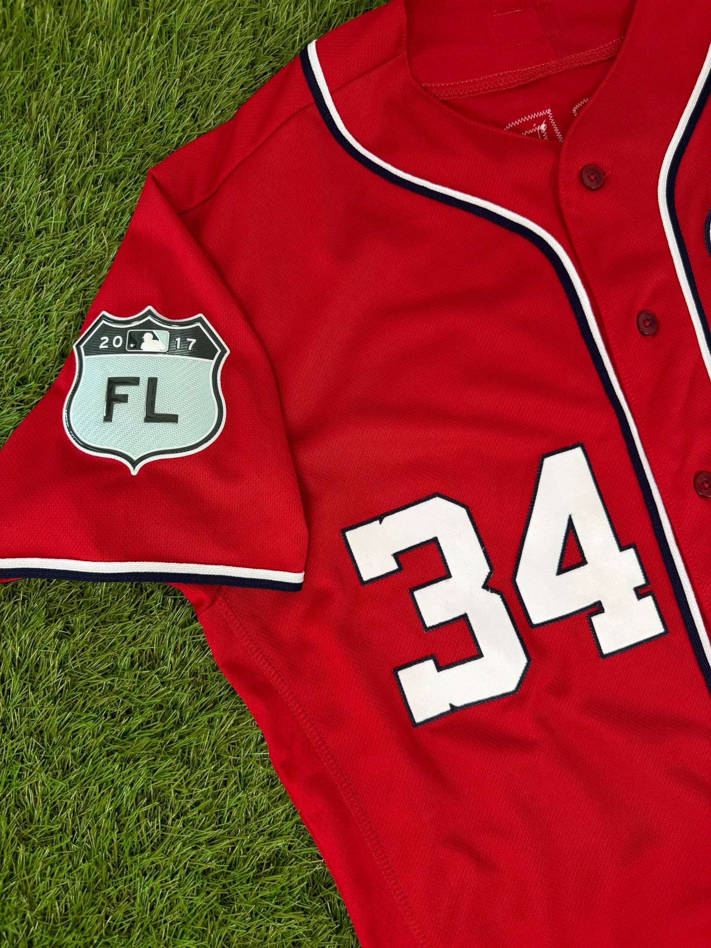 Washington Nationals Bryce Harper 2017 Spring Training MLB Baseball Jersey (48/XL)