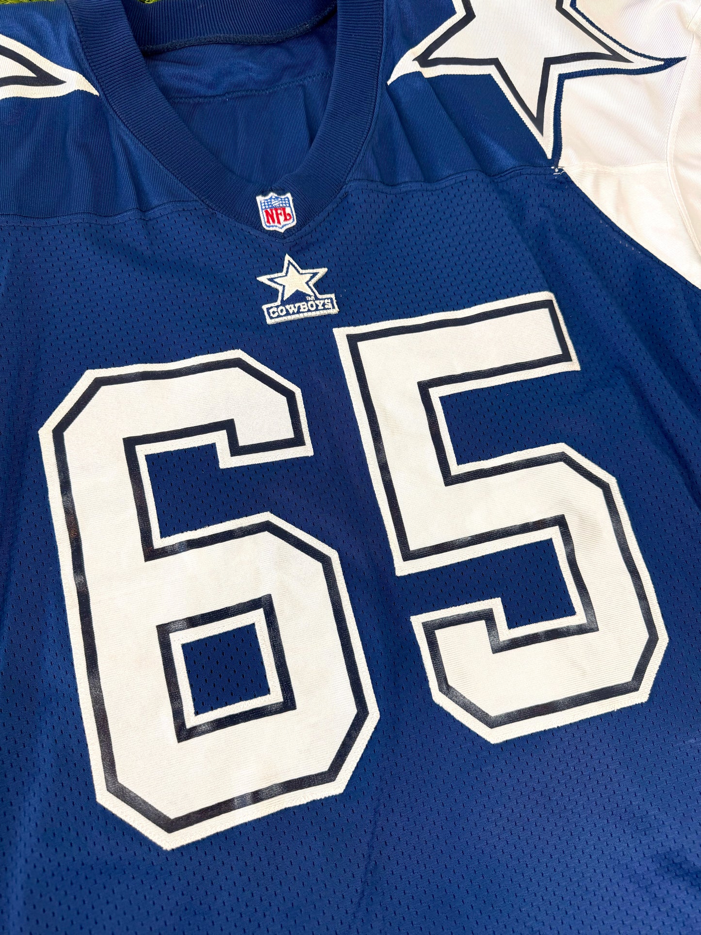 Dallas Cowboys 1995 Ron Stone Game Issued NFL Football Jersey (54/XXL)