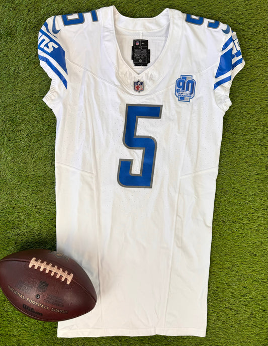 Detroit Lions David Montgomery 2023 Game Issued NFL Football Jersey (42/Medium)