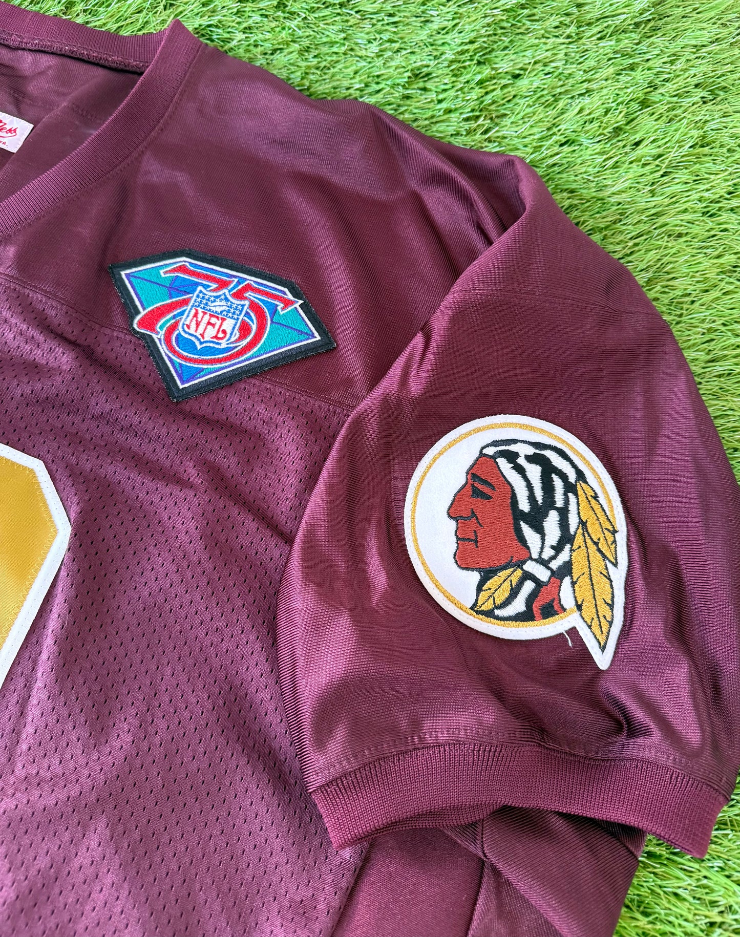 Washington Redskins Ricky Ervins 1994 Throwback NFL Football Jersey (60/XXXL)