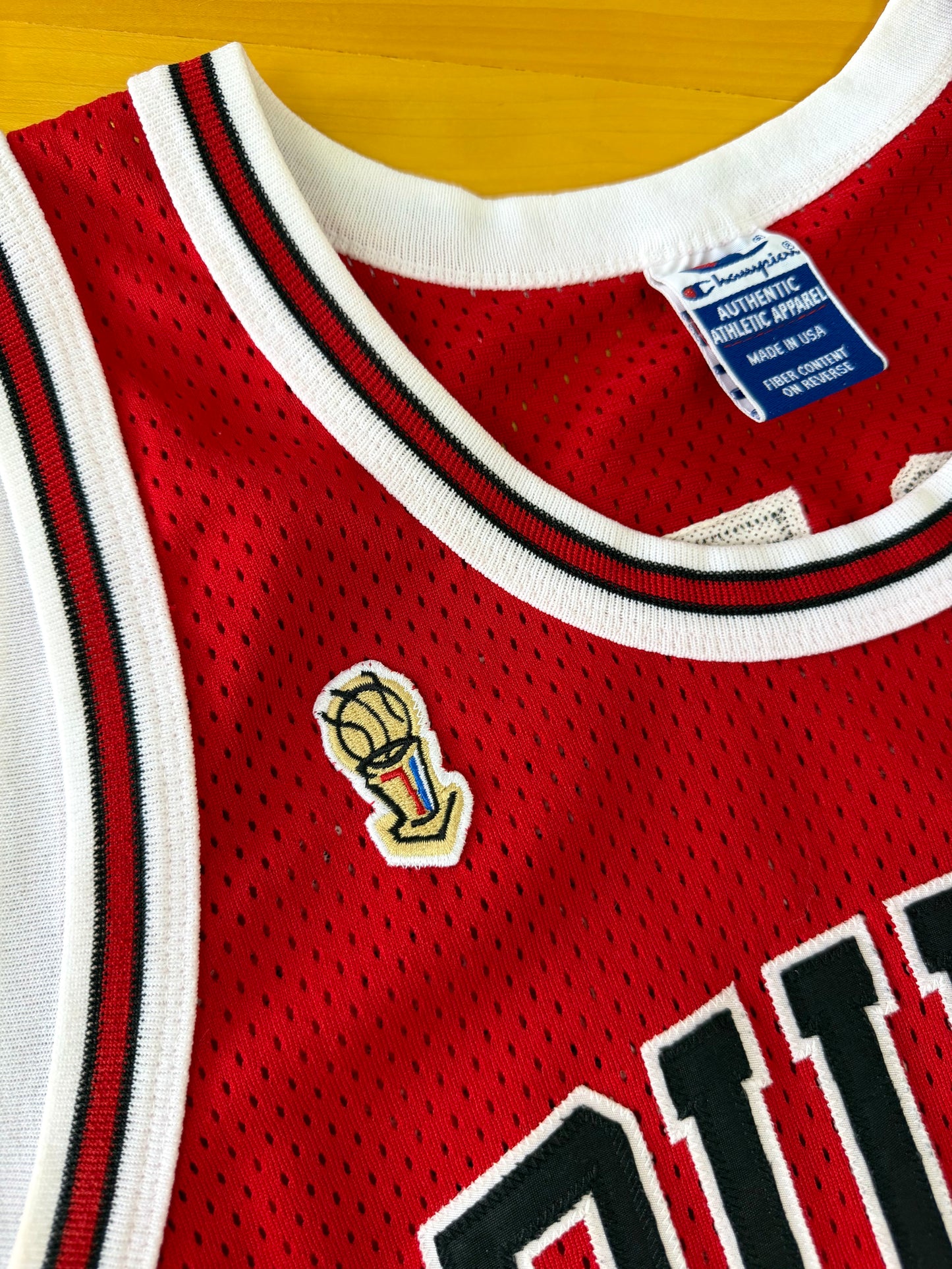 Chicago Bulls Michael Jordan “Flu Game” 1997 NBA Finals Basketball Jersey (48/XL)