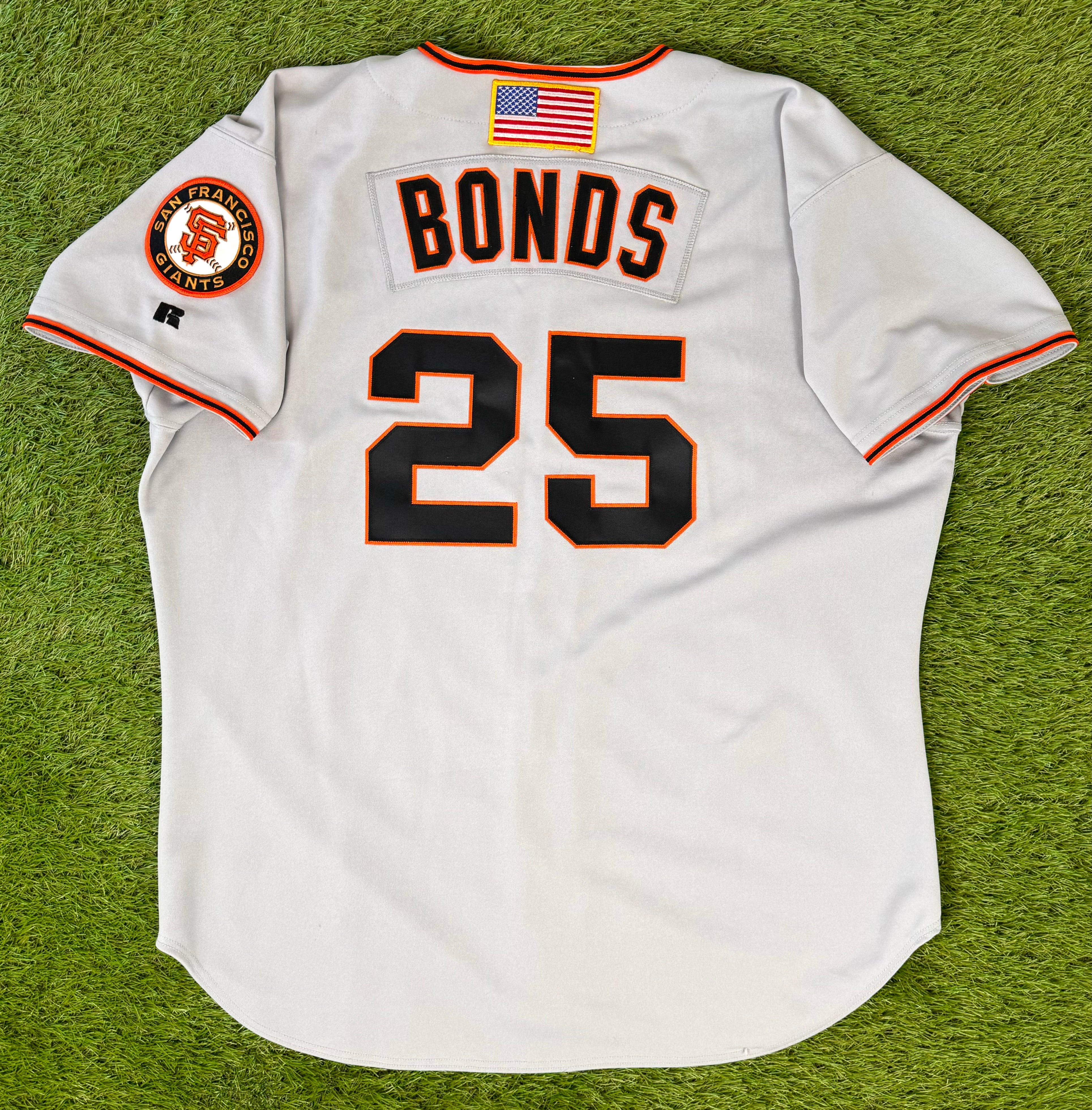 BARRY store BONDS SF GIANTS SPECIAL EDITION Dual Patches SEWN JERSEY XXL 52 NWT CREAM