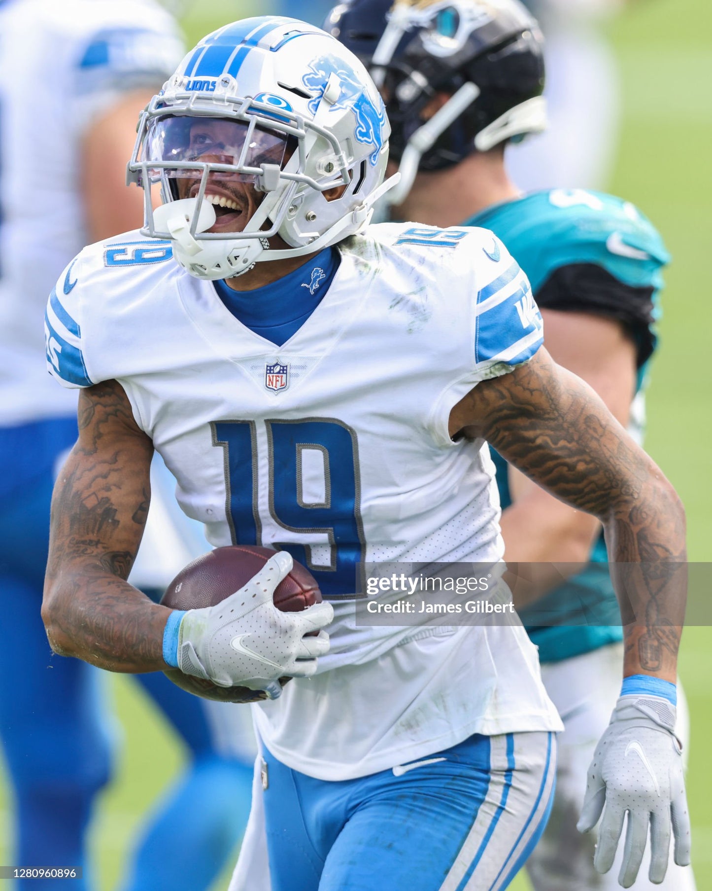 Detroit Lions Kenny Golladay 2020 Team Issued NFL Football Jersey (40/Medium)