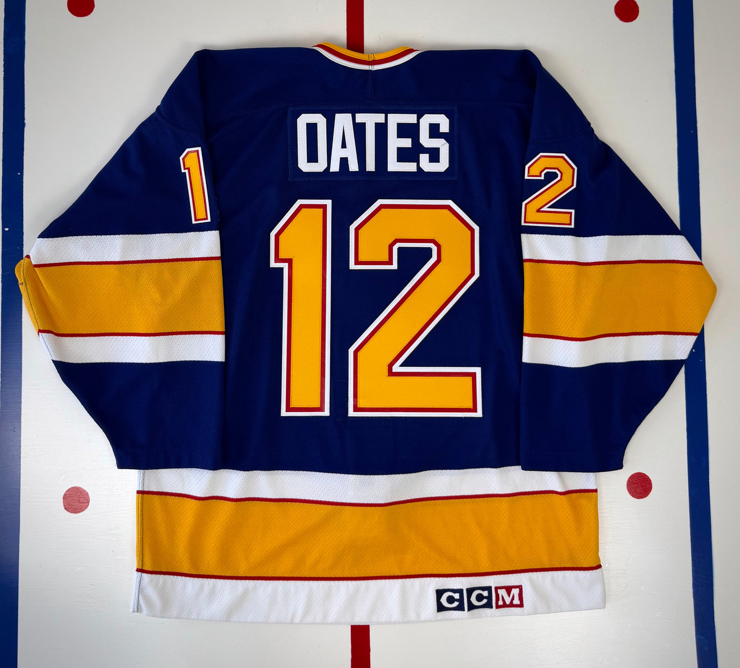 St. Louis Blues Adam Oates 1989-1990 NHL Hockey Jersey (48/Large)