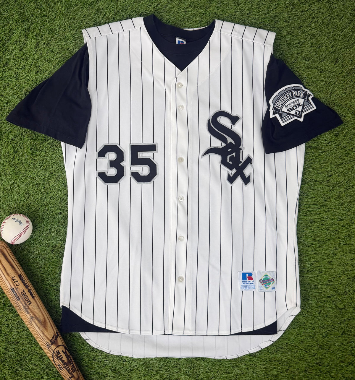 Chicago White Sox Frank Thomas 1999 Home Vest MLB Baseball Jersey and Undershirt (48/XL)
