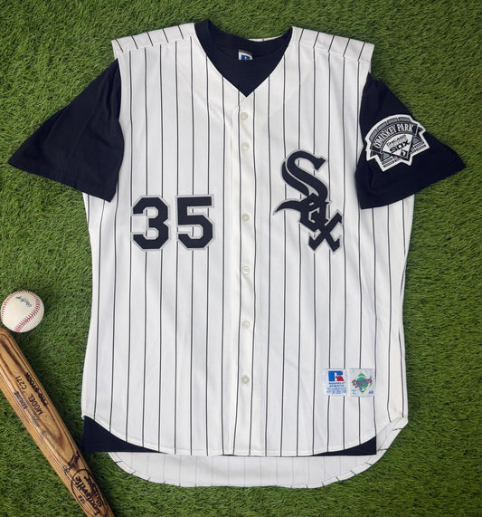 Chicago White Sox Frank Thomas 1999 Home Vest MLB Baseball Jersey and Undershirt (48/XL)