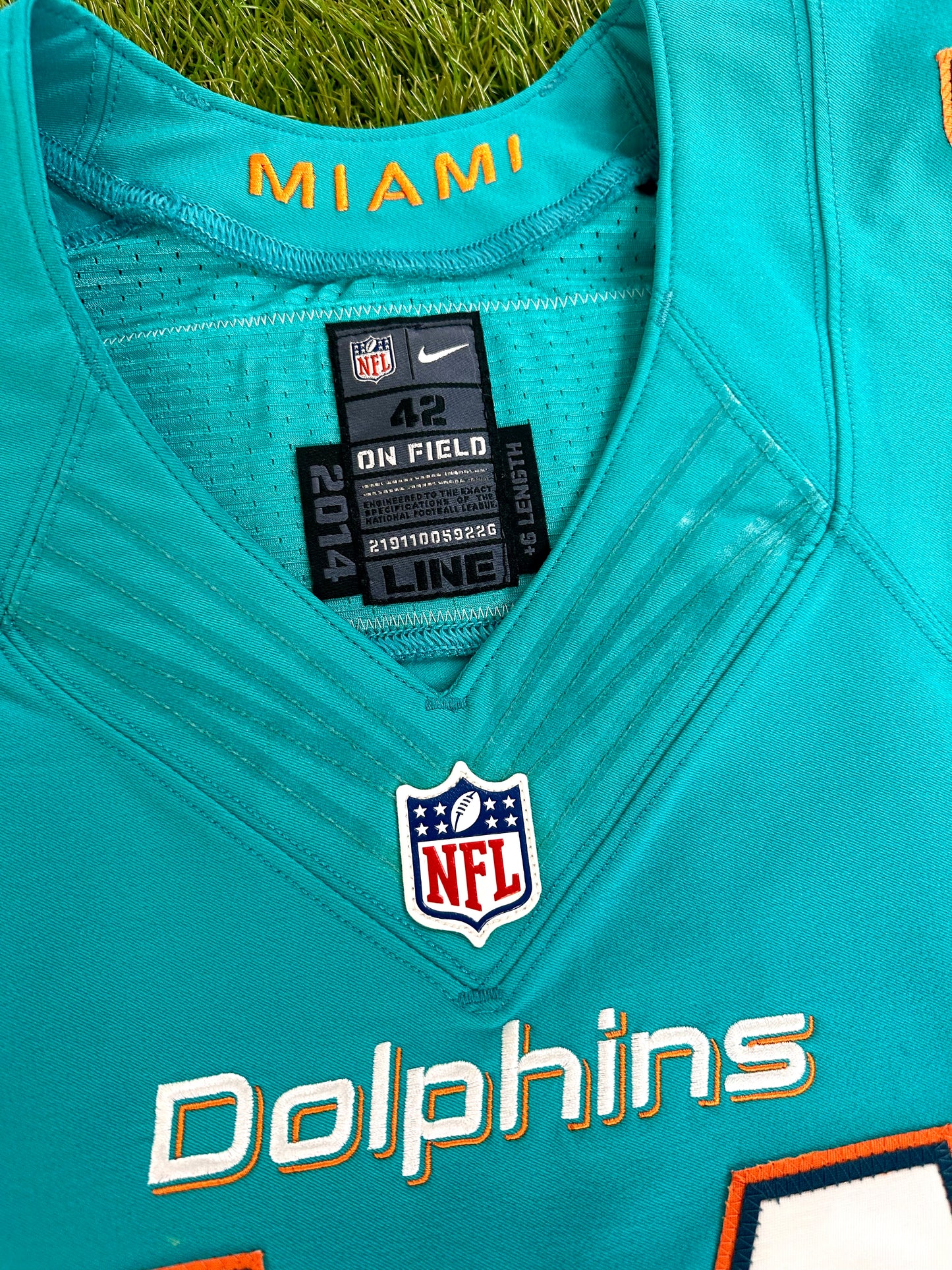 Miami Dolphins Jarvis Landry 2014 Team Issued NFL Football Jersey (42/Large)