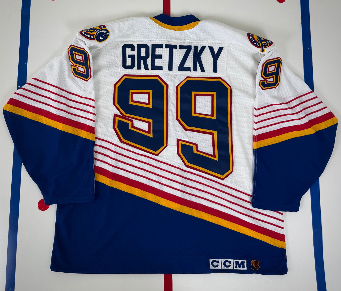 St. Louis Blues Wayne Gretzky 1996 NHL Hockey Jersey (54/XXL)