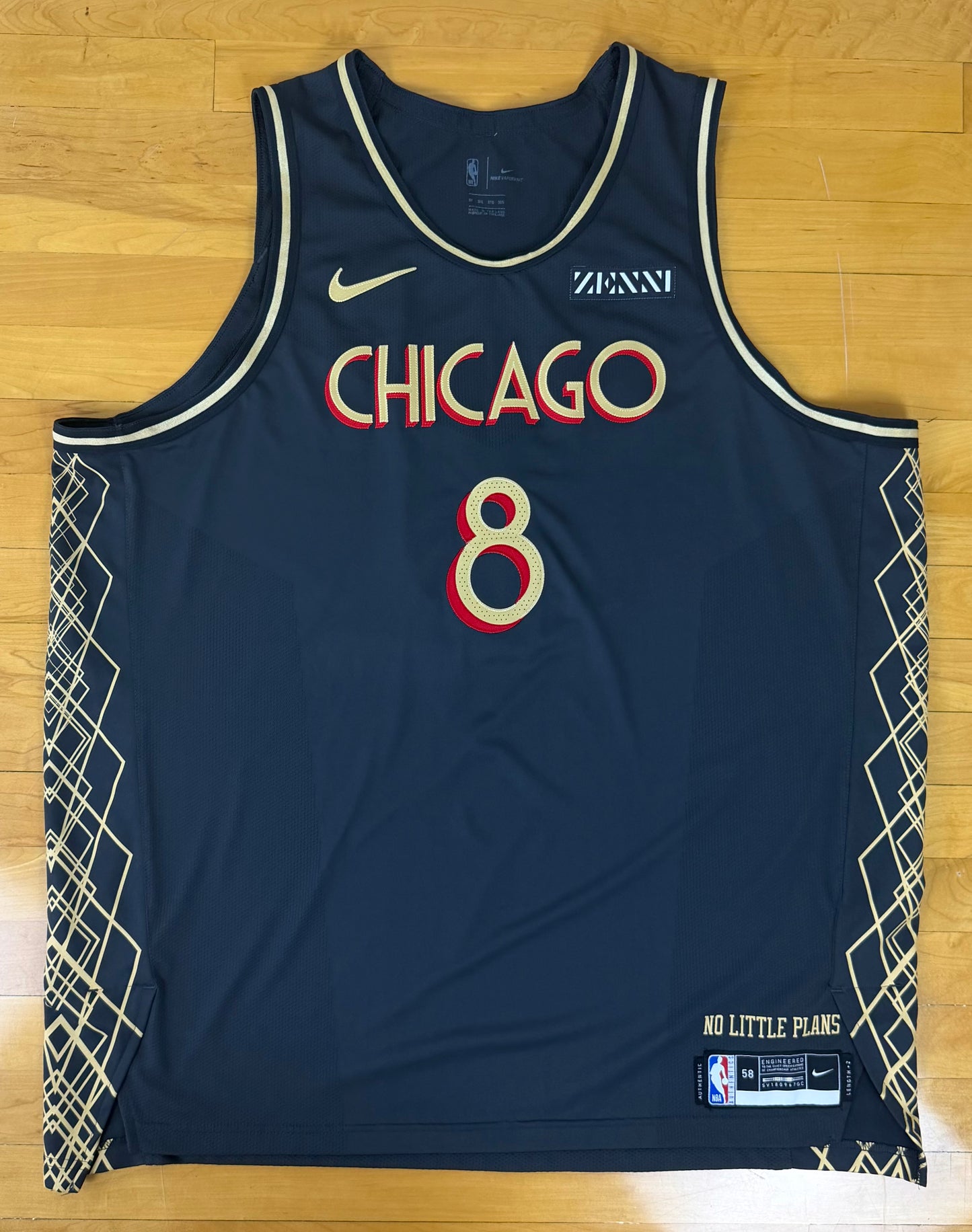 Chicago Bulls Zach LaVine 2020-2021 City Edition NBA Basketball Jersey (58/XXXL)