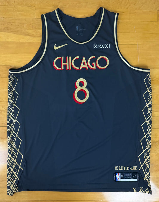 Chicago Bulls Zach LaVine 2020-2021 City Edition NBA Basketball Jersey (58/XXXL)