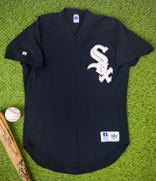 Chicago White Sox Frank Thomas 1992 Batting Practice MLB Baseball Jersey (44/Large)