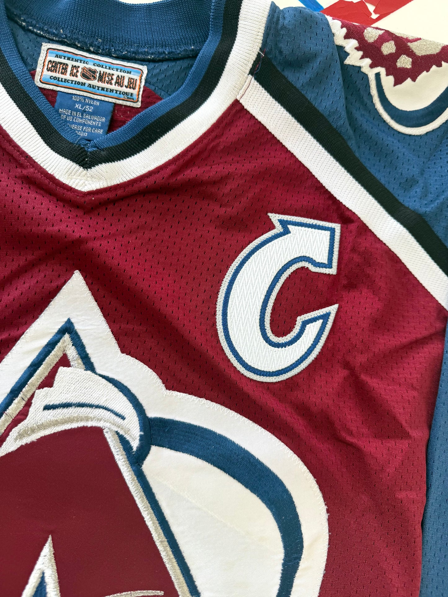 Colorado Avalanche Joe Sakic 1996 Stanley Cup Finals NHL Hockey Jersey (52/XL)