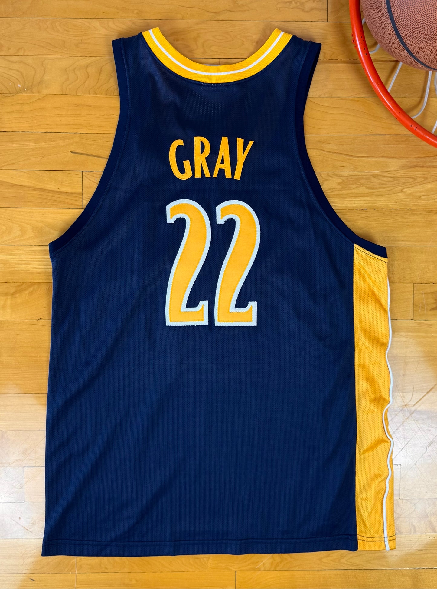 University of California Golden Bears Ed Gray 1996-1997 College Basketball Jersey (44/Large)