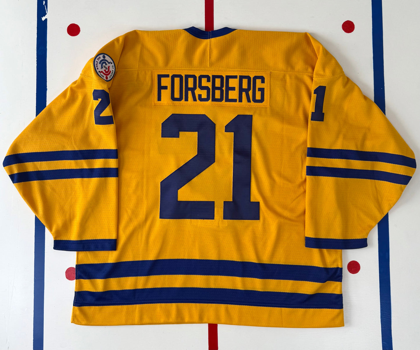 Team Sweden Peter Forsberg 1996 World Cup of Hockey Jersey (56/XXL)