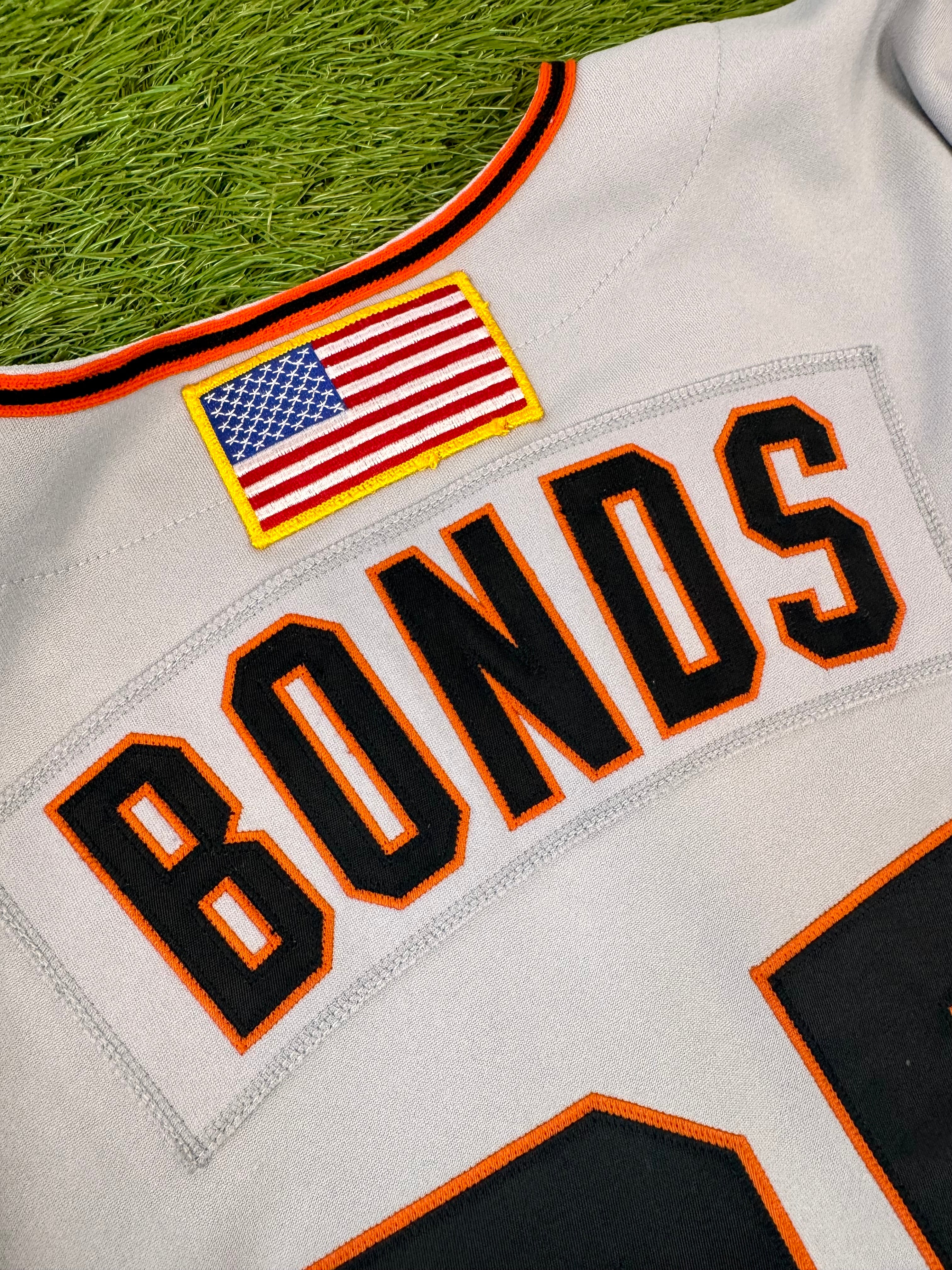 San Francisco Giants 2001 Barry Bonds MLB Baseball Jersey 52 XXL Grail Snipes