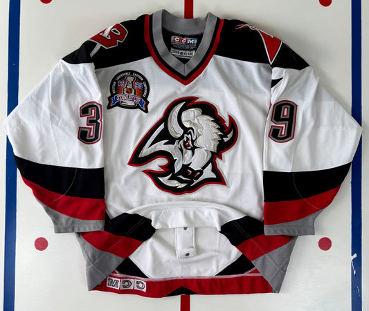 Buffalo Sabres Dominic Hasek 1999 Stanley Cup Finals NHL Hockey Jersey (48/Large)