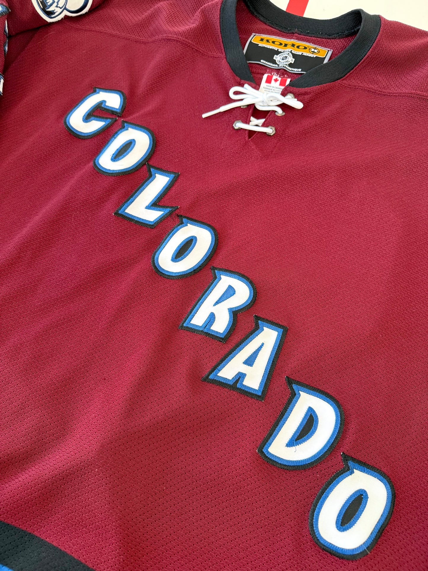 Colorado Avalanche Patrick Roy 2001-2003 Alternate NHL Hockey Jersey (56/XXL)
