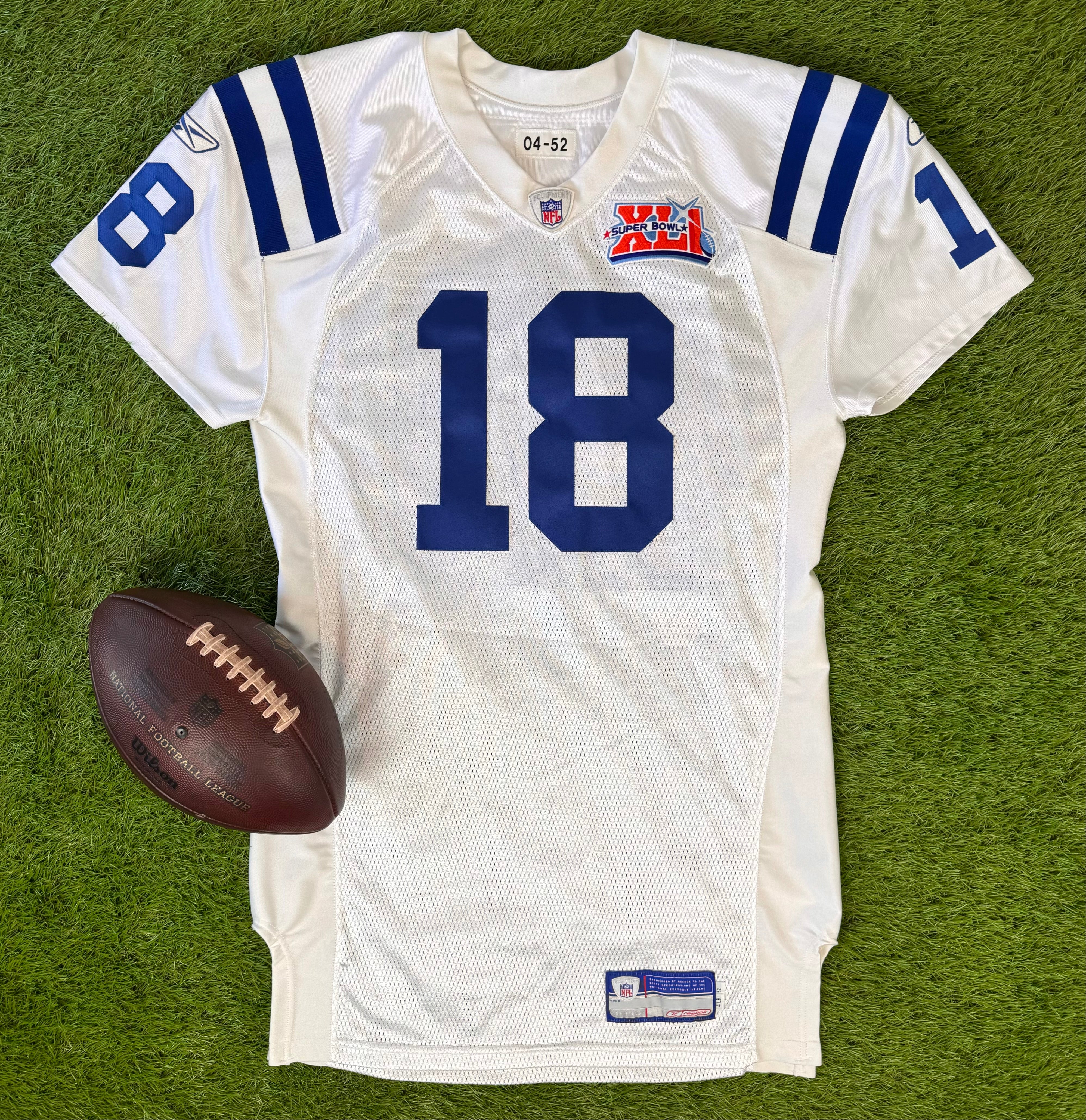 Indianapolis Colts Peyton Manning Super Bowl XLI NFL Football Jersey Grail Snipes