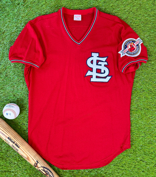 St. Louis Cardinals Ozzie Smith 1992 Batting Practice MLB Baseball Jersey (42/Medium)