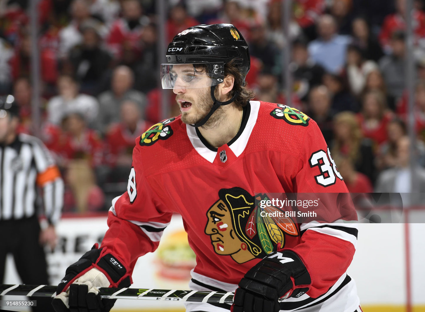 Chicago Blackhawks Ryan Hartman Game Worn 2017-2018 NHL Hockey Jersey (56/XXL)