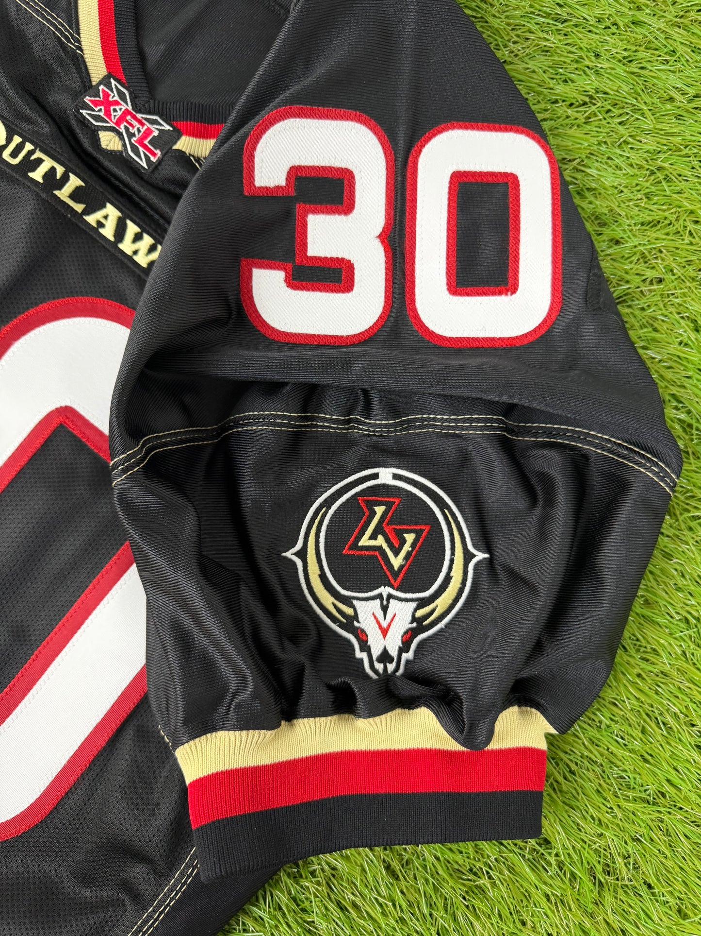 Las Vegas Outlaws Rod Smart “He Hate Me” 2001 XFL Football Jersey (52/XXL)