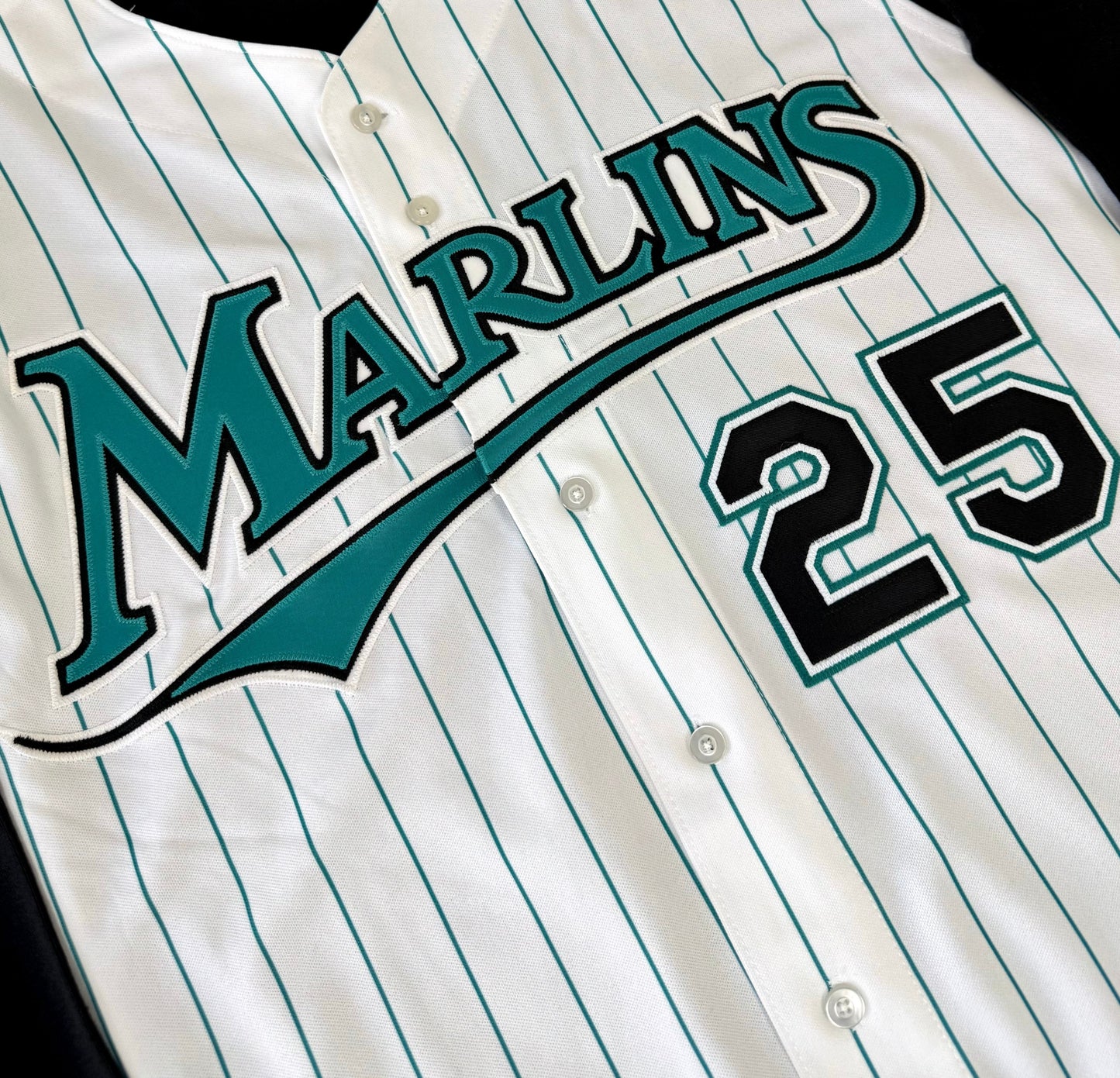 Florida Marlins 1998-1999 Derrick Lee MLB Baseball Jersey (46/Large)