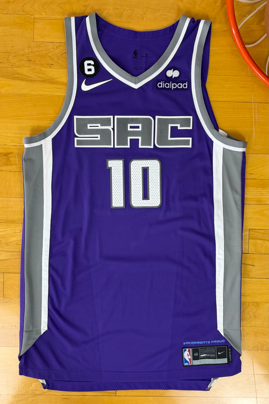 Sacramento Kings Domantas Sabonis 2022-2023 NBA Basketball Jersey (46/Large)