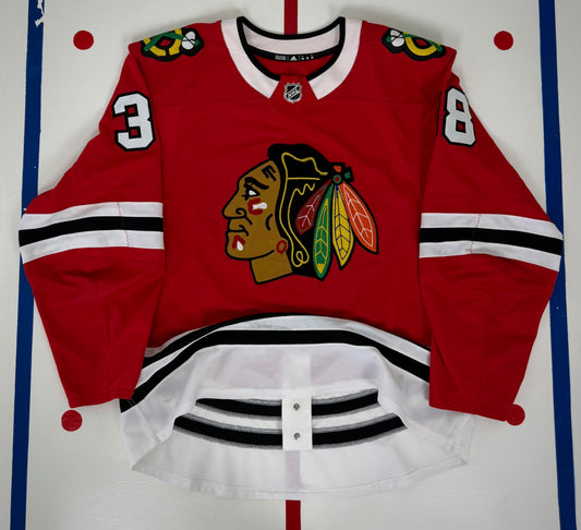 Chicago Blackhawks Ryan Hartman Game Worn 2017-2018 NHL Hockey Jersey (56/XXL)