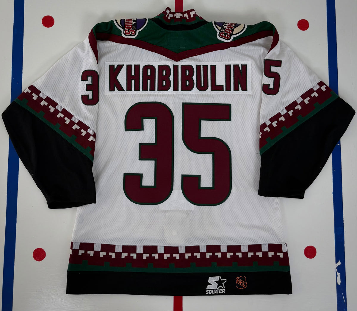 Phoenix Coyotes Nikolai Khabibulin 1996-1997 NHL Hockey Jersey (46/Medium)