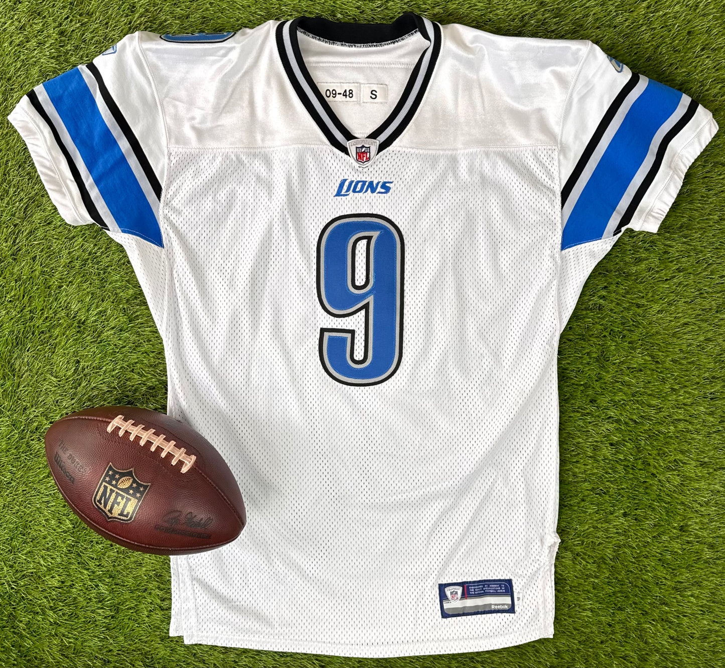 Detroit Lions 2009 Matthew Stafford NFL Football Jersey (48/XL)