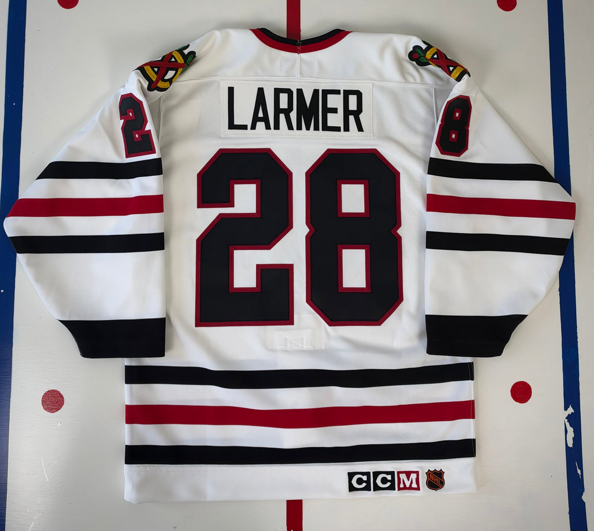 Chicago Blackhawks Steve Larmer 1991-1992 NHL Hockey Jersey (44/Medium)