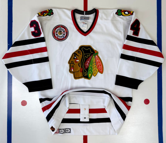 Chicago Blackhawks Dominik Hasek 1990-1991 NHL Hockey Jersey (44/Medium)