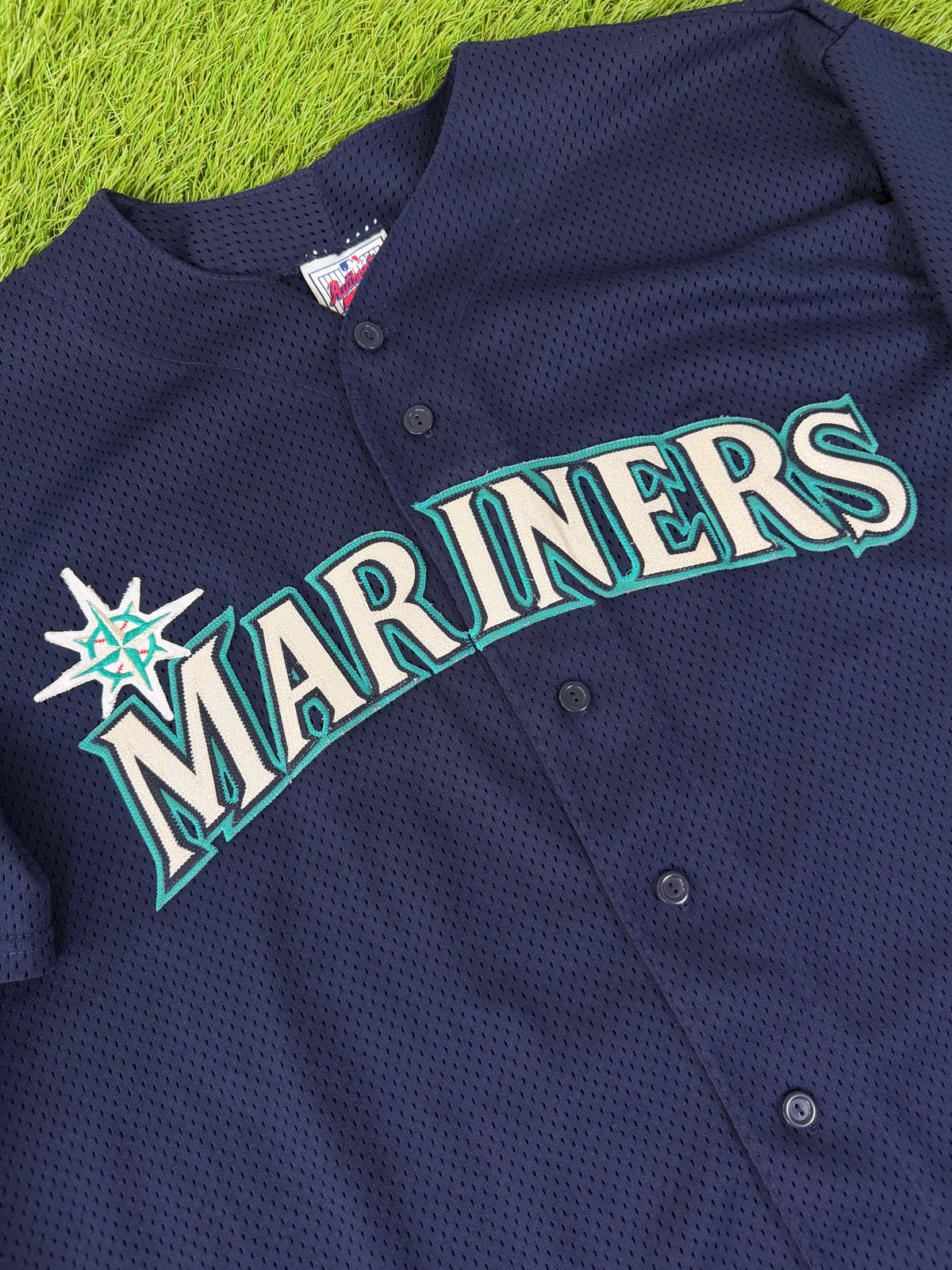 Seattle Mariners 1998-1999 Batting Practice MLB Baseball Jersey (XXL)