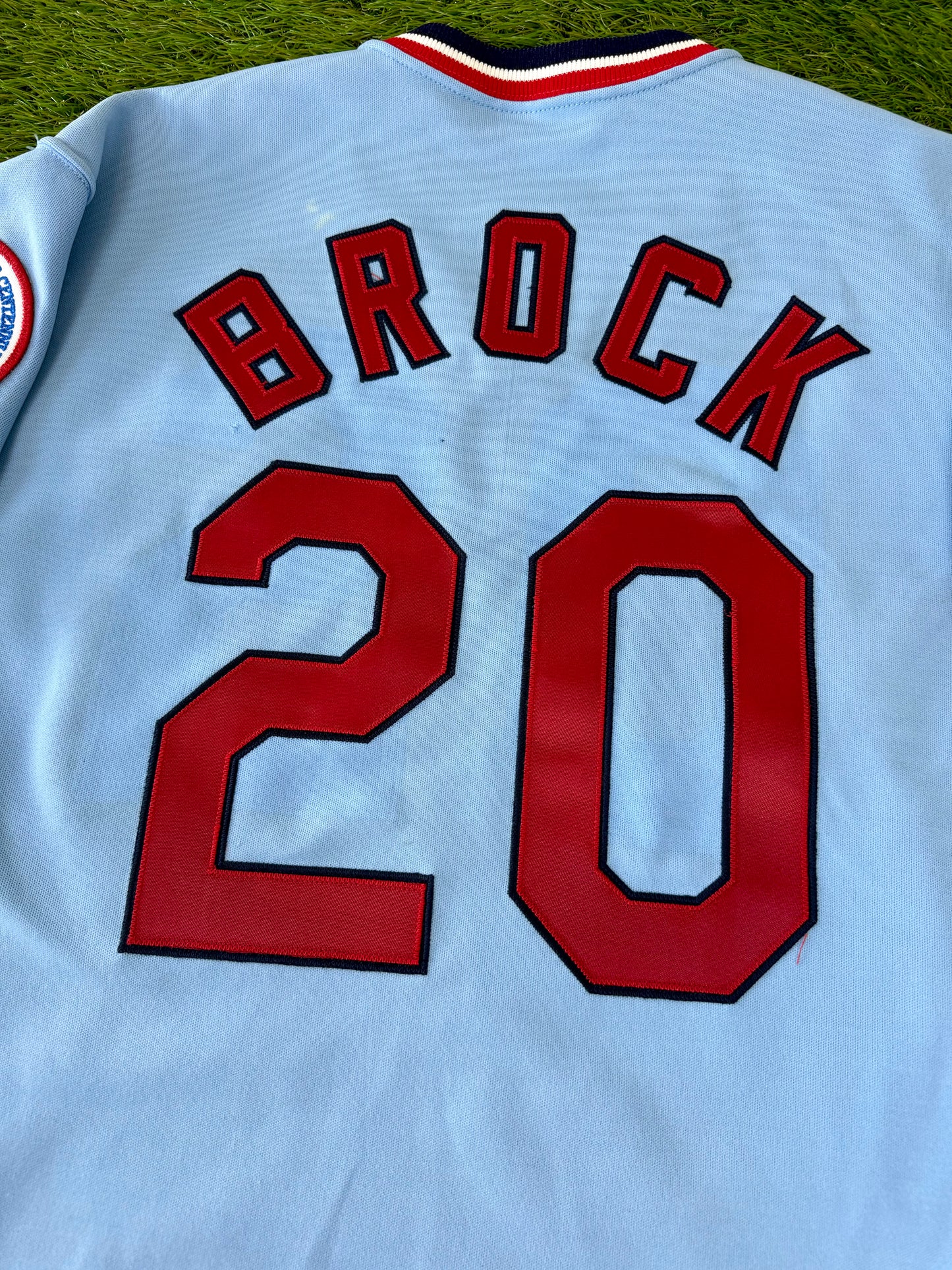 St. Louis Cardinals Lou Brock 1976 MLB Baseball Jersey (40/Medium)