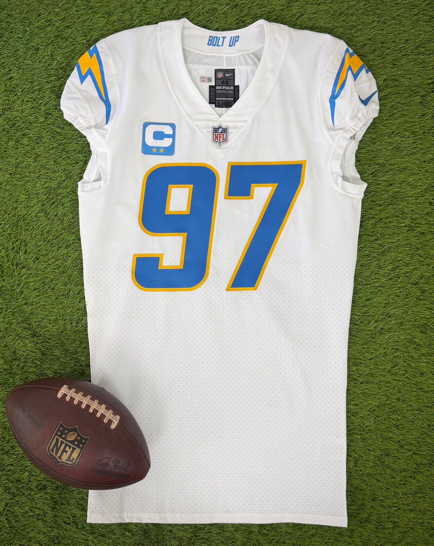 Los Angeles Chargers Joey Bosa 2022 Team Issued NFL Football Jersey (44/Large)
