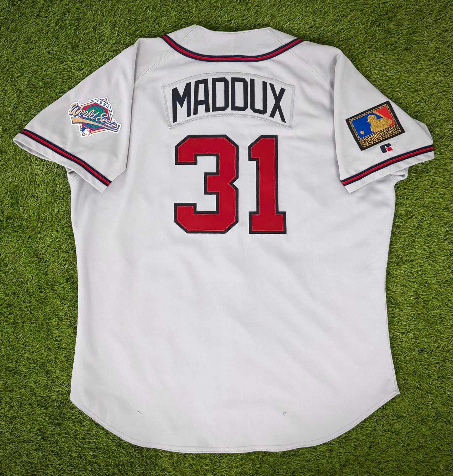 Atlanta Braves Greg Maddux 1994 World Series MLB Baseball Jersey (52/XXL)