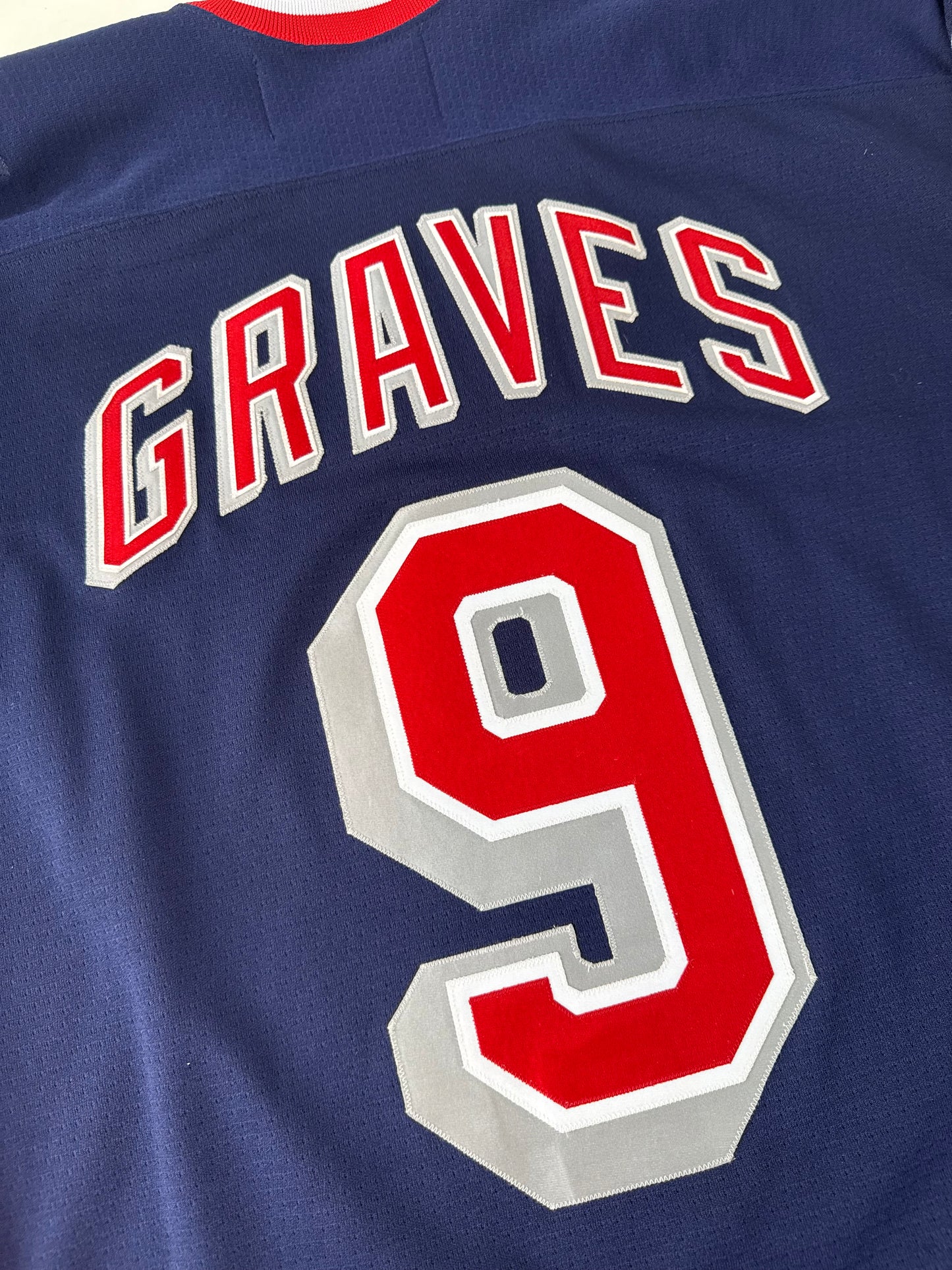 New York Rangers Adam Graves 1999-2000 Alternate Lady Liberty NHL Hockey Jersey (56/XXL)