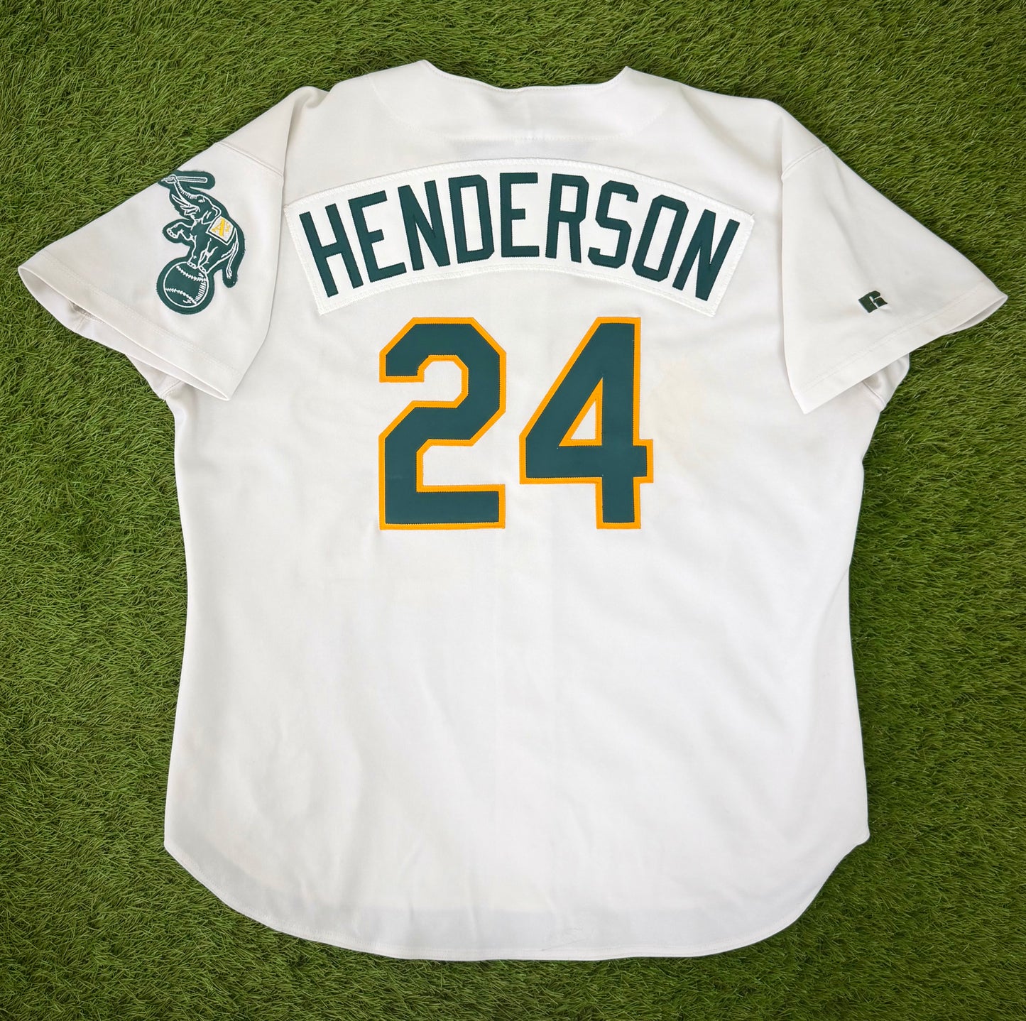 Oakland Athletics Rickey Henderson 1998 MLB Baseball Jersey (52/XXL)