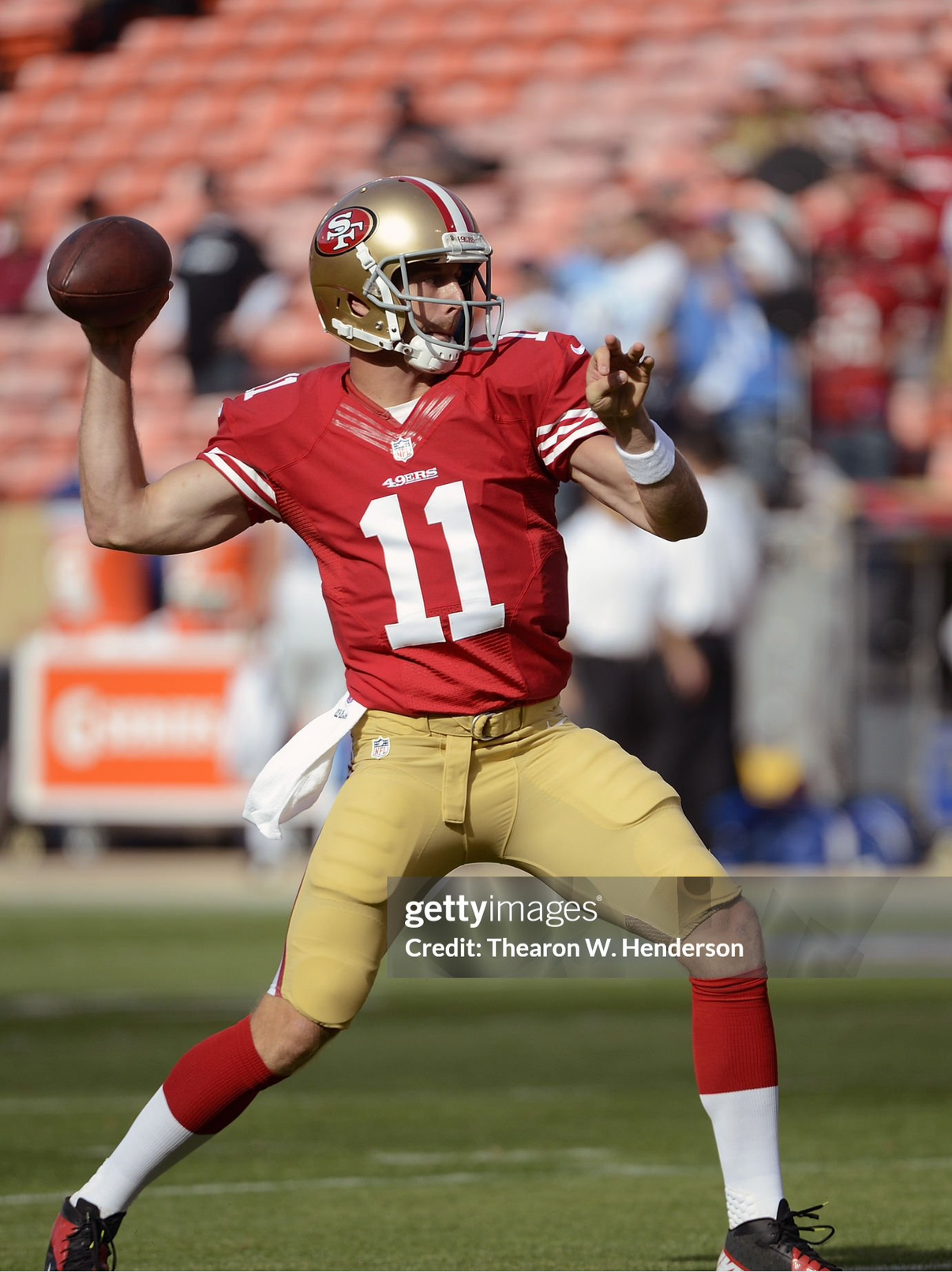 San Francisco 49ers Alex Smith 2012 NFL Football Jersey (46/Large)