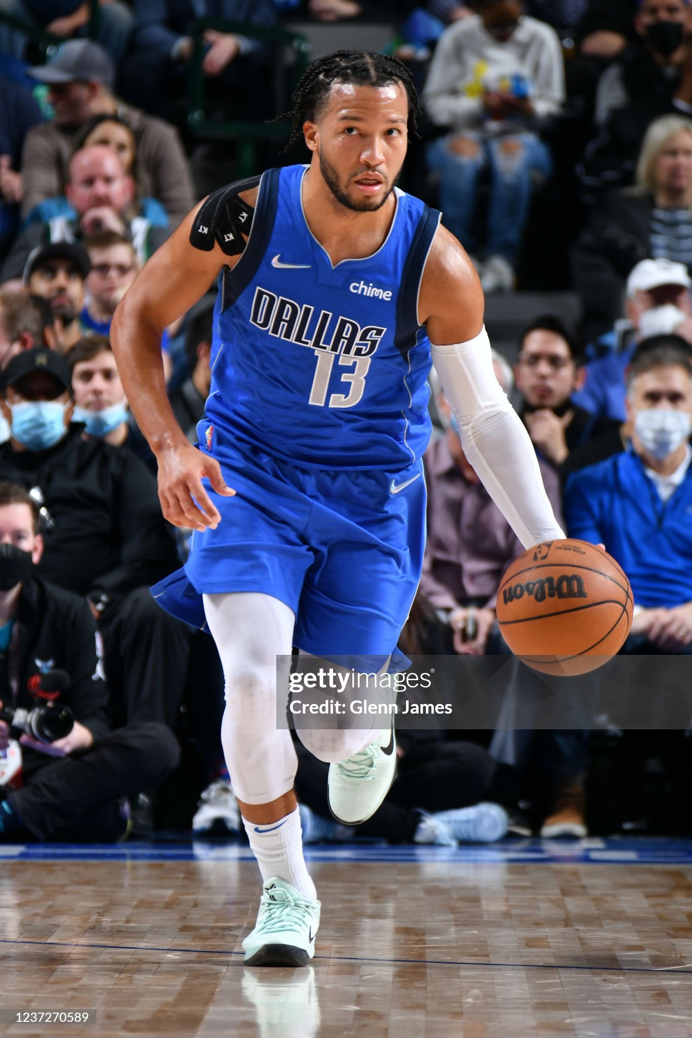 Dallas Mavericks Jalen Brunson 2021-2022 NBA Basketball Jersey (52/XL)