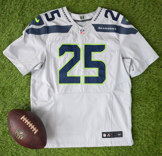 Seattle Seahawks Richard Sherman 2012-2016 Gray Alternate NFL Football Jersey (48/XL)