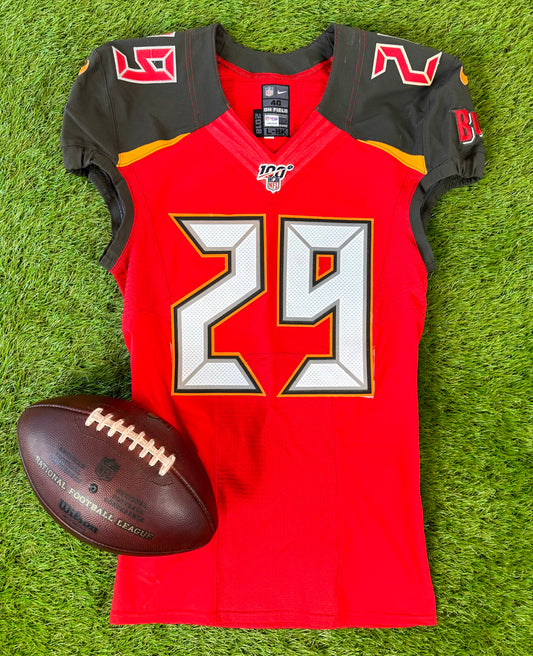 Tampa Bay Buccaneers 2019 Ryan Smith Game Worn NFL Football Jersey (40/Medium)
