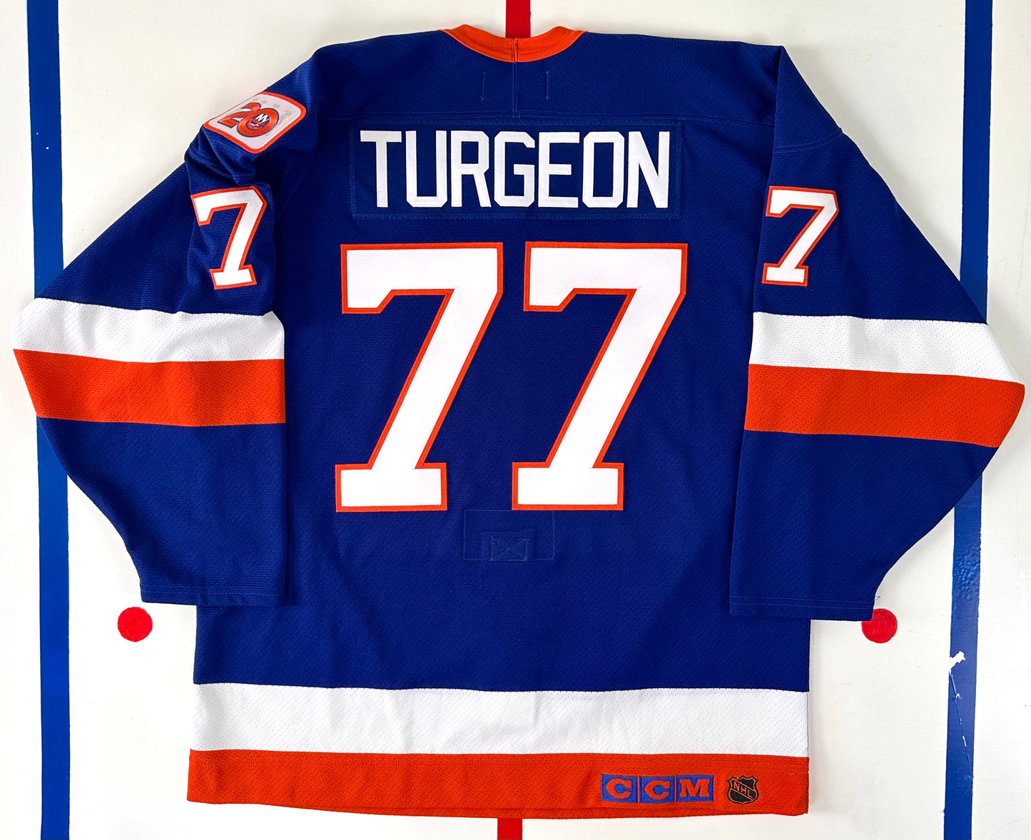 New York Islanders 1991-1992 Pierre Turgeon NHL Hockey Jersey (48/Large)