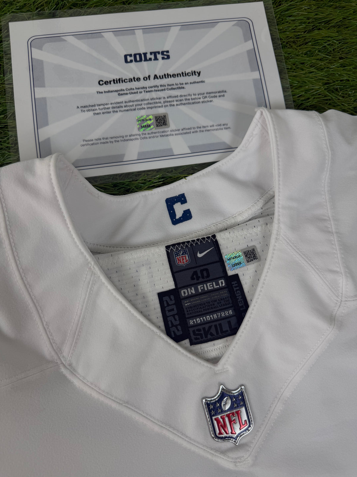 Indianapolis Colts Michael Pittman Jr. 2022 Game Issued NFL Football Jersey (40/Medium)