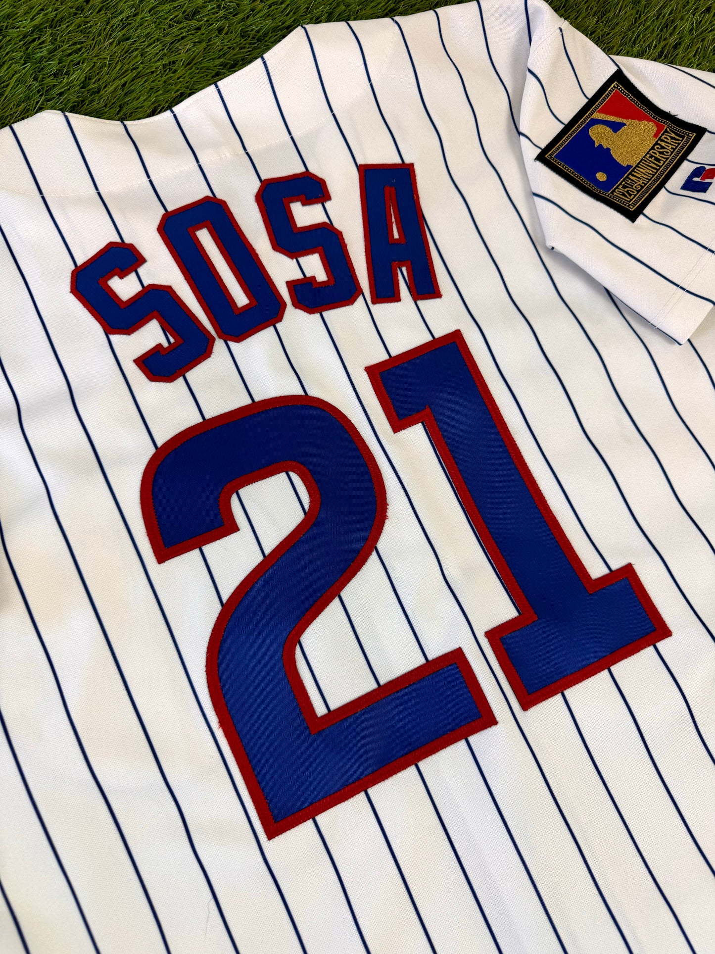 Chicago Cubs 1994 Sammy Sosa MLB Baseball Jersey (44/Large)